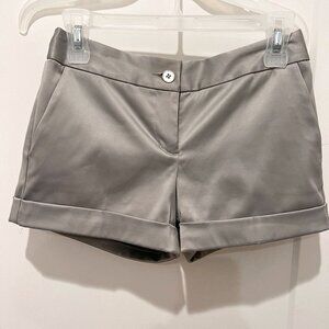 Express 0 satin shorts